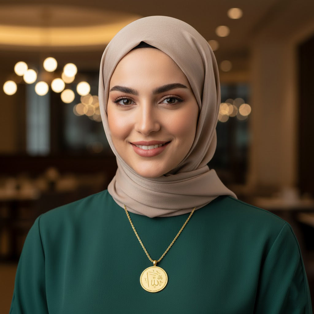 Shukr Round Necklace