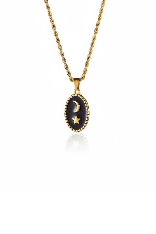 Layla Moon & Star Necklace