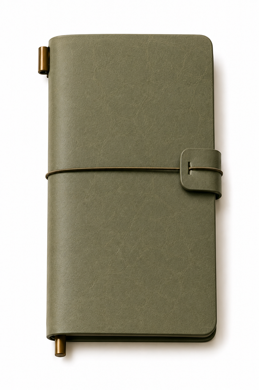 Notra Signature A6 Travel Journal – Sage