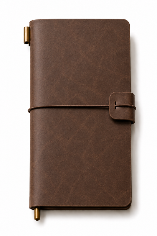 Notra Signature A6 Travel Journal – Mocha