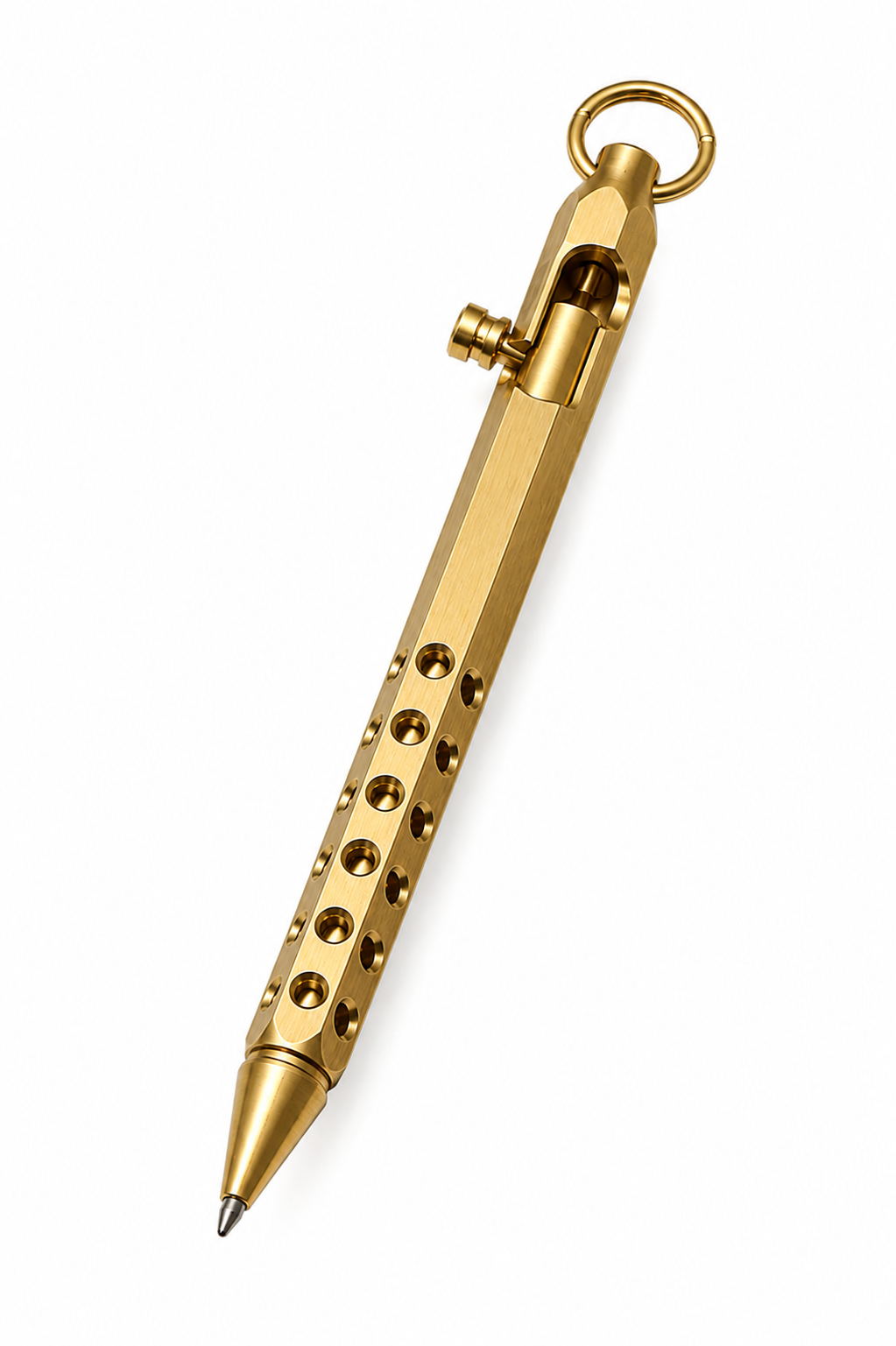 Notra Brass Bolt Action Pen - Vintage Brass